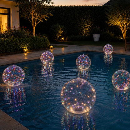 Floating Solar Pool Lights – LED Pond & Pool Lights for Outdoor Water Decor, Waterproof | LumenTrail