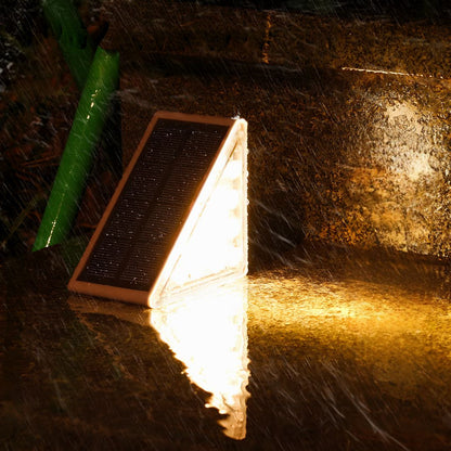 Solar Stair Lights Outdoor – LED Step Lights for Deck, Stairs & Patio, Waterproof | LumenTrail