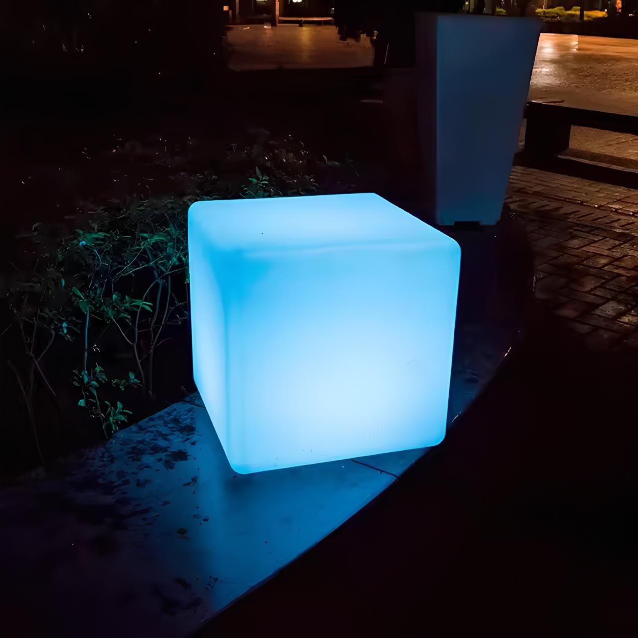 Solar Cube Garden Lights – Modern Outdoor Pathway & Landscape Lights, Waterproof | LumenTrail