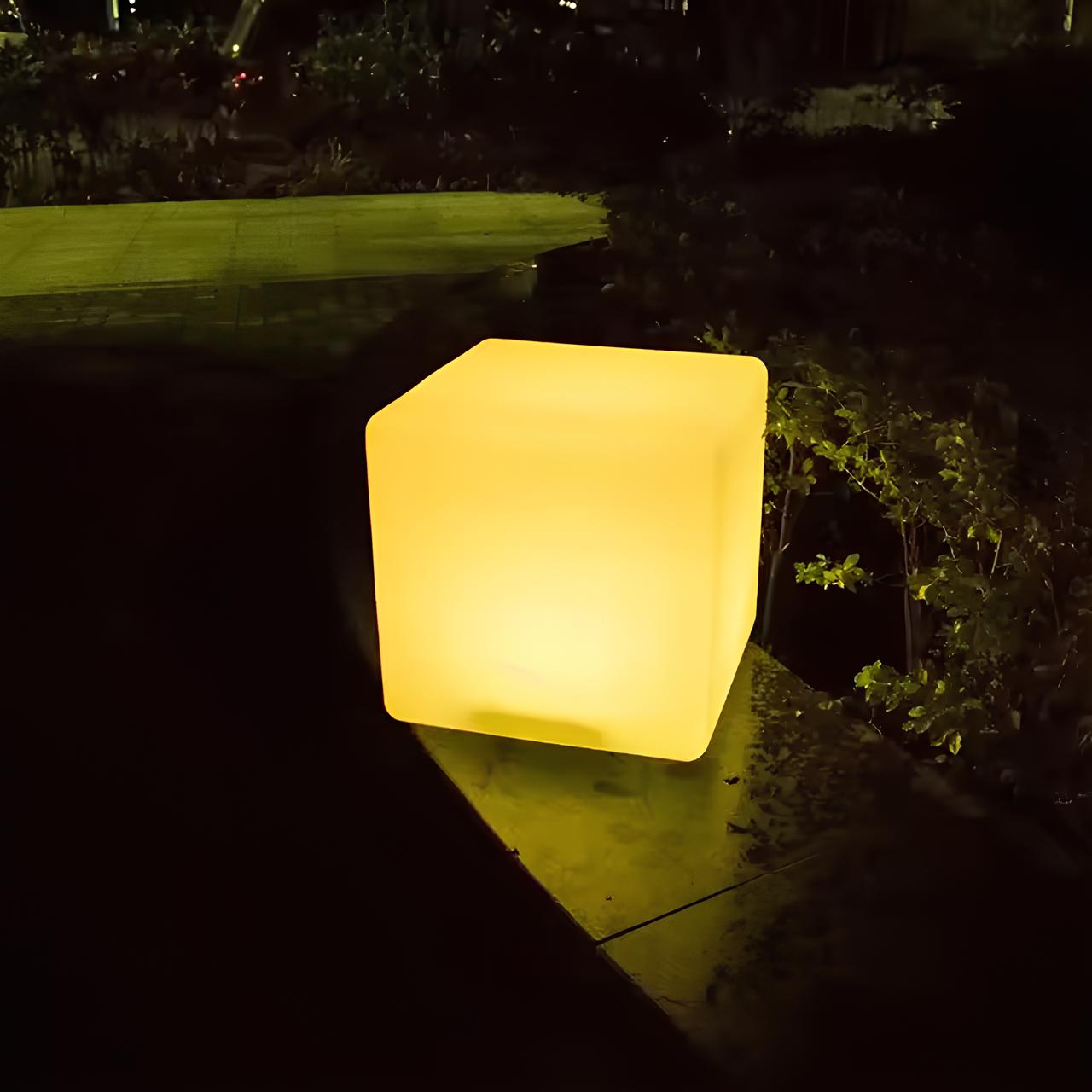 Solar Cube Garden Lights – Modern Outdoor Pathway & Landscape Lights, Waterproof | LumenTrail