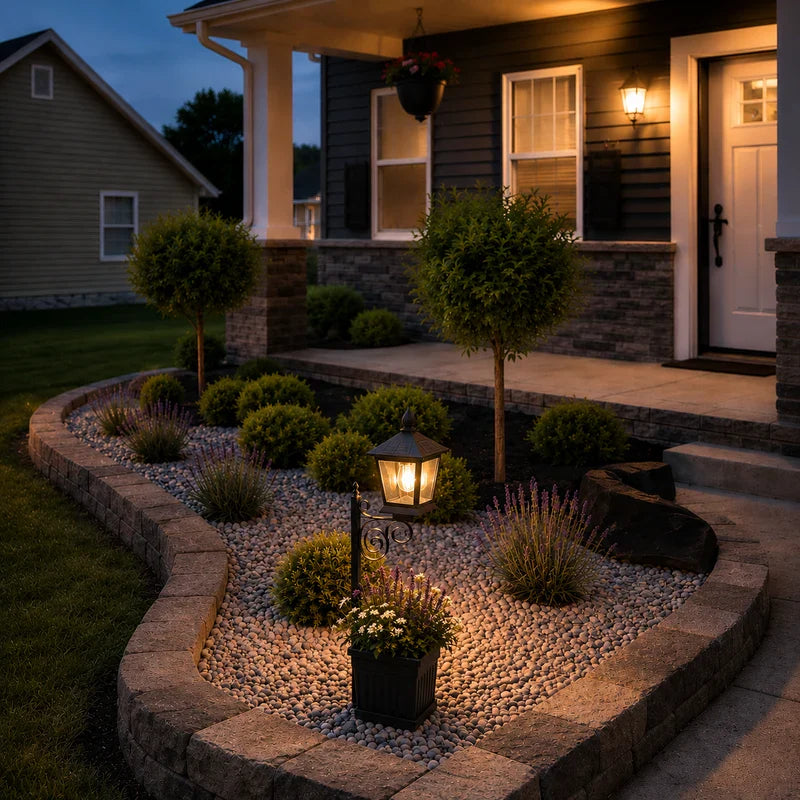 Solar Lantern Planter – Outdoor Hanging Lantern with Flower Pot, Patio & Garden Decor | LumenTrail