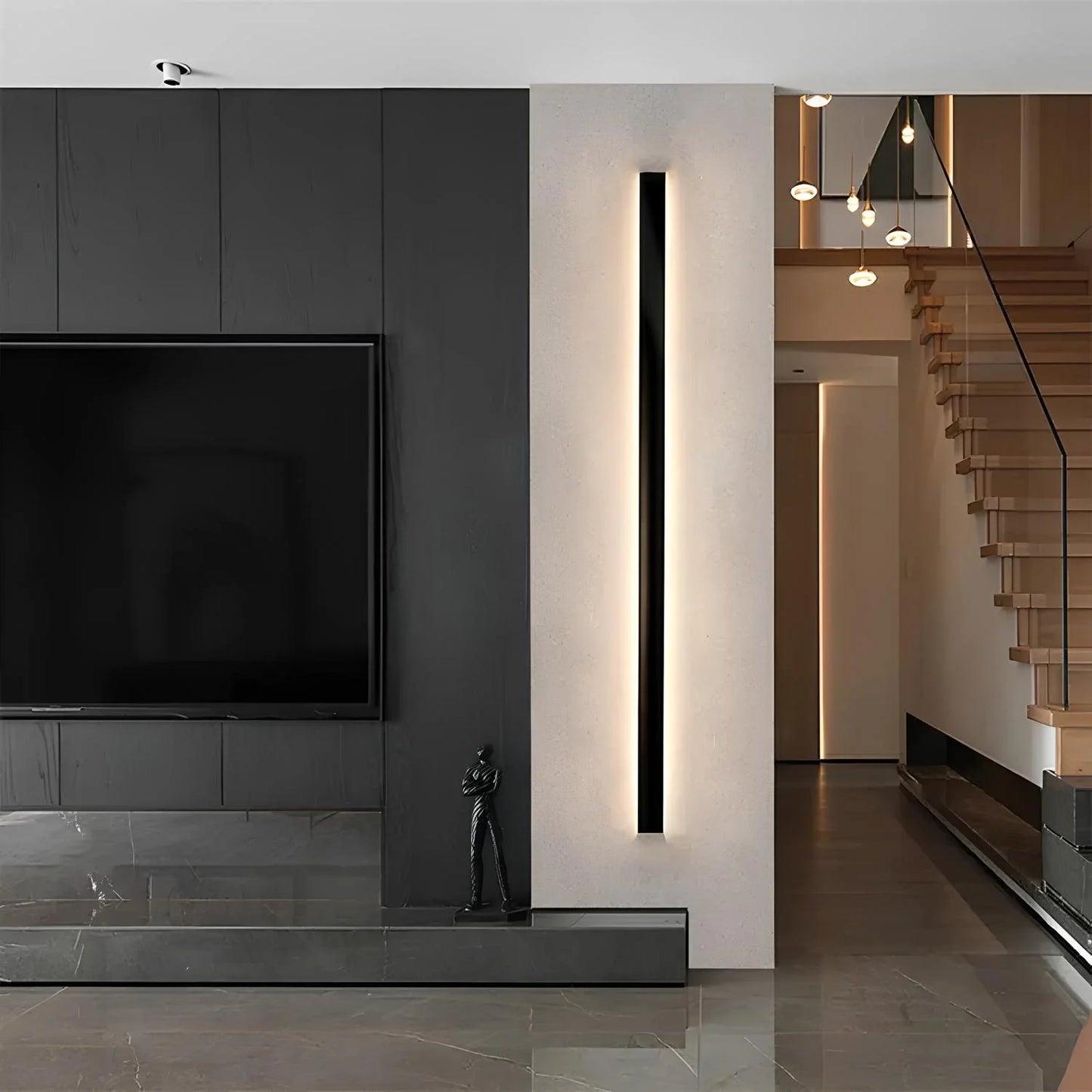 Outdoor Wall Sconce – Modern Linear LED Exterior Wall Light for Porch & Entryway | LumenTrail