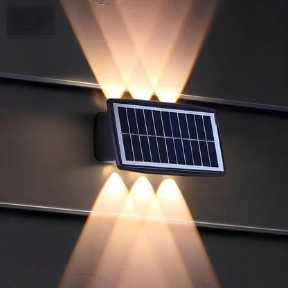 Solar Wall Sconce Outdoor – LED Wall Lights for Porch, Patio & Fence, Waterproof | LumenTrail