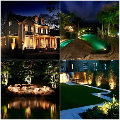 Solar Garden Spotlight – LED Outdoor Landscape & Wall Light, Adjustable, Waterproof | LumenTrail