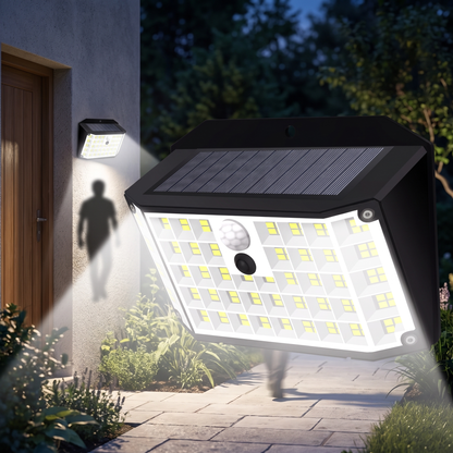 176 LED Solar Motion Sensor Light