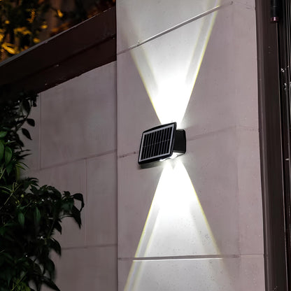 Solar Wall Sconce Outdoor – LED Wall Lights for Porch, Patio & Fence, Waterproof | LumenTrail