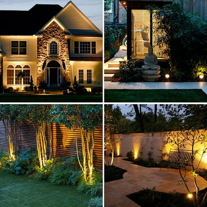 Solar Garden Spotlight – LED Outdoor Landscape & Wall Light, Adjustable, Waterproof | LumenTrail