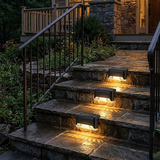 Solar Powered Outdoor Stair Lights