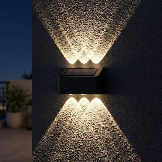 Solar Powered Wall Sconce