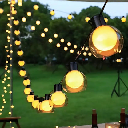 Solar String Lights Outdoor – LED Fairy Lights for Garden, Patio & Backyard, Waterproof | LumenTrail